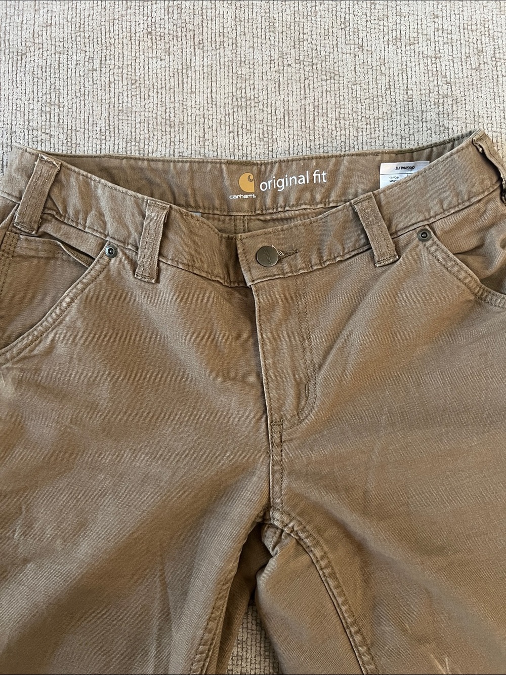 Carhartt Tan Canvas Cargo Pants - Picture 5 of 13